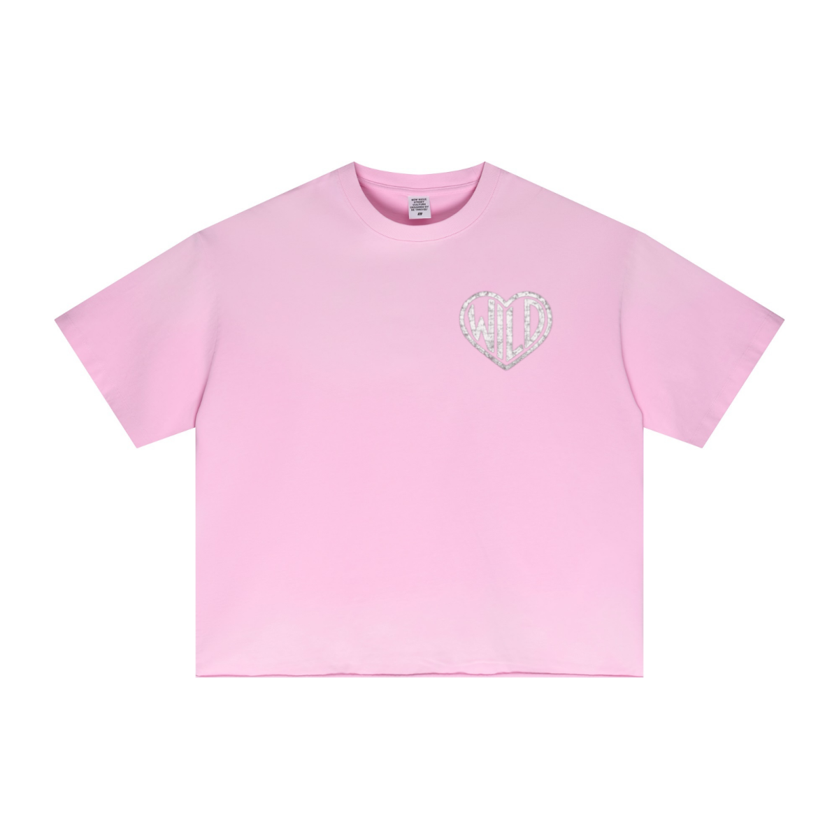 280GSM Men's Double Yarn Vintage Spray Washed Boxy T-Shirt Vintage Peach Pink